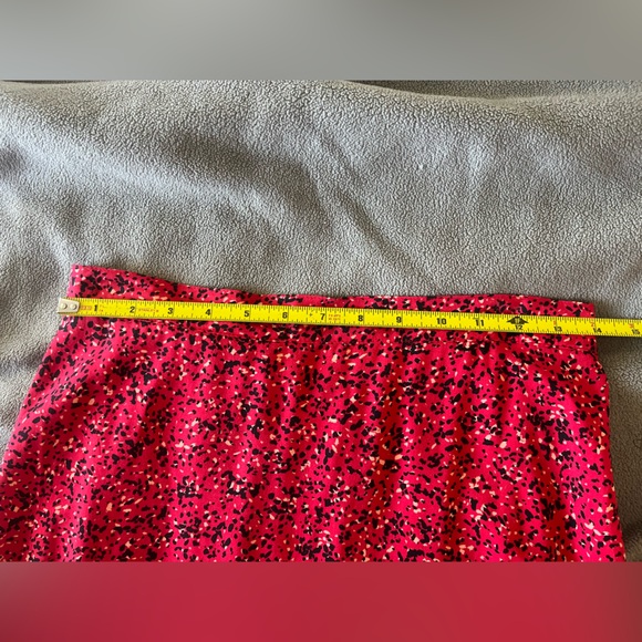 Red Cheetah Print Midi Skirt - Picture 5 of 5